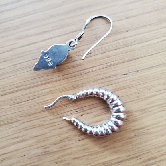 Vintage Single Earring Lot Sterling Silver - Picture 2 of 5